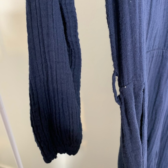 Anthropologie Sundry Navy Gauze Romper NWT - Picture 11 of 11